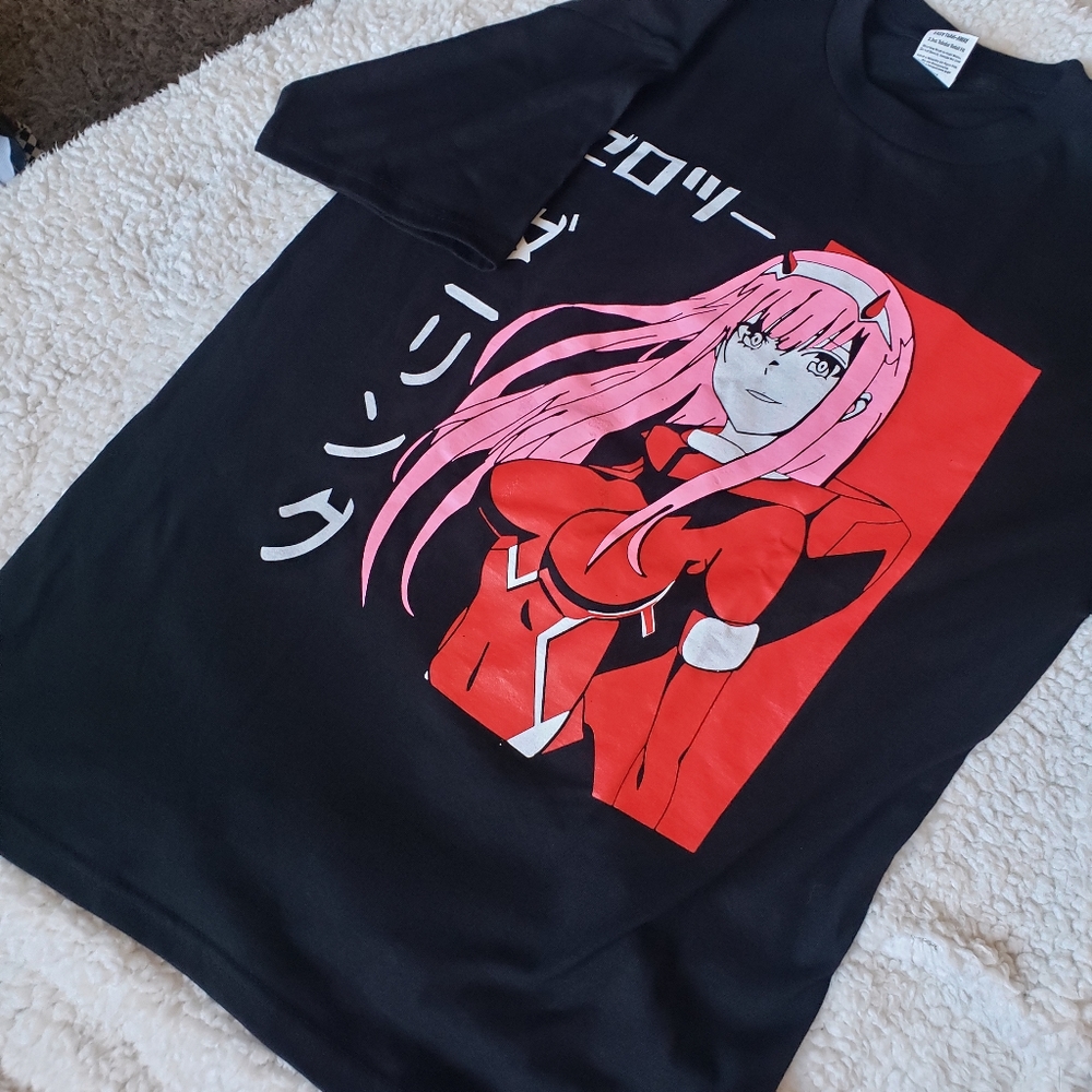 Zero Two Darling in the franxx med men's anime t